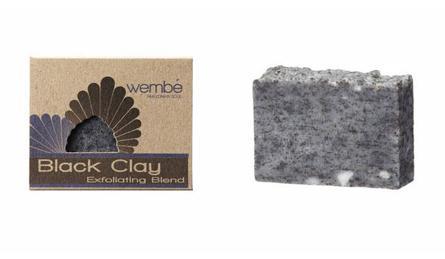 <strong>wembe｜ウェンベ</strong>　「Black Cray（ブラッククレイブレンド）」アマゾンブラックソープ＝フェイス、ボディ用（ディープクレンジング）1680円