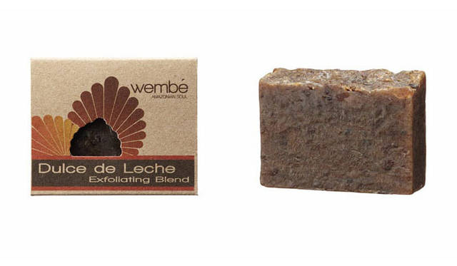 <strong>wembe｜ウェンベ</strong>　「Dulce de Leche（ドルセ・デ・レチェブレンド）」キャラメルソープ＝ボディ用（うるおい、なめらかさ）1680円