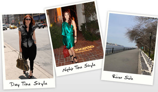 <strong>CATHERINE MALANDRINO｜キャサリン・マランドリーノのNEW YORK通信 vol.08</strong>　「日常の心がけとして、どんなときもヒールを履くこと。またお天気のいい日は、リバーサイド沿いをサイクリングしています」（キャサリン）