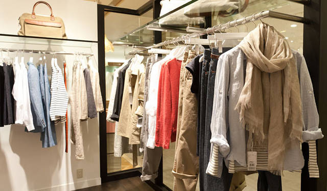 <strong> MARGARET HOWELL｜マーガレット・ハウエル</strong>　『マーガレット・ハウエル 二子玉川ライズ店』　ウィメンズコーナー