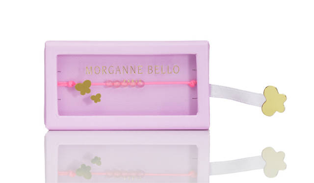 <strong>MORGANNE BELLO│モルガンベロ</strong>　バタフライモチーフがあしらわれていたりと、パッケージもかわいらしい。「ミニデリース」[ローズカルセドニー] 9975円（モルガンベロ）