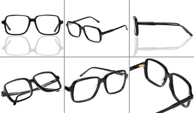 <strong>OLIVER GOLDSMITH｜オリバー ゴールドスミス</strong>　EL-DORADO（エル・ドラド）　NERO 3万1500円（幅 145mm／テンプル長 140mm／レンズサイズ（縦×横）46×57mm）