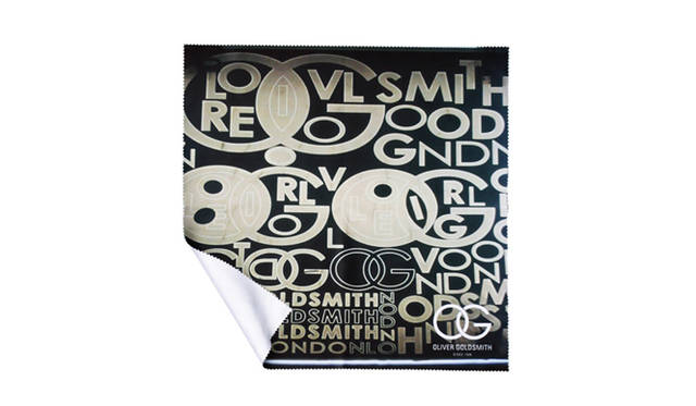 <strong>OLIVER GOLDSMITH｜オリバー ゴールドスミス</strong>　rumorsで「オリバー・ゴールドスミス」を購入された方にもれなくオリジナルメガネ拭きをプレゼント中！　※なくなり次第終了となります。