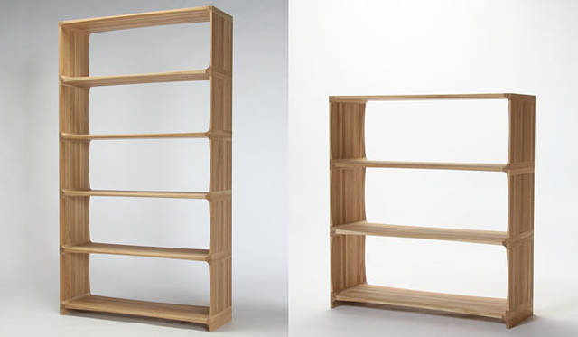 <strong>Tカリモク家具の新ブランド「HARU」</strong>　SHELF 30万5970（5段）、23万160円（3段）