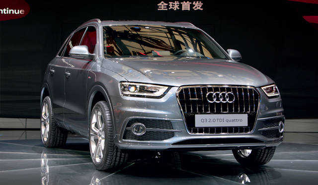 <strong>Audi Q3｜アウディ Q3</strong>　上海オートショーでのプレミアの模様。