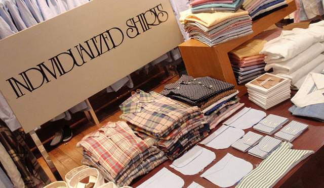 <strong>BEAUTY＆YOUTH UNITED ARROWS｜ビューティ＆ユース ユナイテッドアローズ</strong>　『ビューティ＆ユース 原宿メンズストア』にて「INDIVIDUALIZED SHIRTS」オーダー会開催