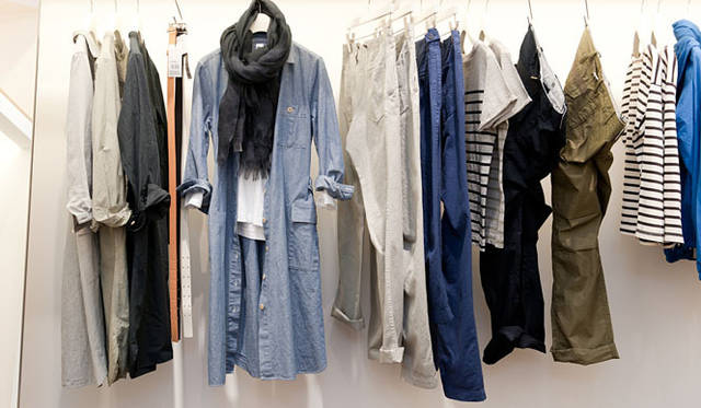 <strong>MARGARET HOWELL｜マーガレット・ハウエル</strong>　『マーガレット・ハウエル 神南』ウィメンズのワードローブ。