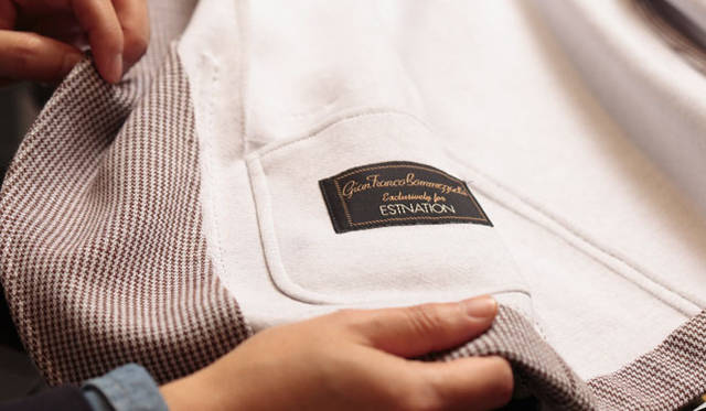 <strong>ESTNATION｜エストネーション</strong>　ジャケット9万9750円（ジャンフランコ ボメザドリ）