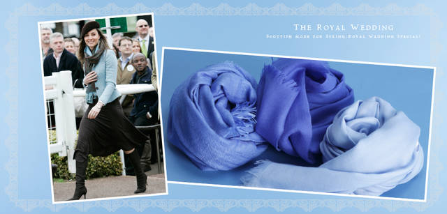 <strong>BEGG - Scotland｜ベグ・スコットランド</strong>　オバマ大統領をはじめ、各国のセレブリティからも愛されているブランド。　左からカシミヤ65％、シルク35％のストール 3万7800円、軽くて上質なサマーカシミヤストール 各4万4100円（ベグ・スコットランド／ボーダレス）　　　© Getty Images