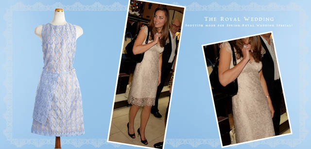 <strong>PRINGLE OF SCOTLAND｜プリングル オブ スコットランド</strong>　スコットランドのカシミアニットウェア製造会社として発展した「プリングル オブ スコットランド」。チュールの上に刺繍がほどこされた繊細なドレスは腰まわりに同布をエプロンのように巻きつけるのがポイント。　ワンピース18万6900円（プリングル オブ スコットランド／アオイ）　　　© Getty Images