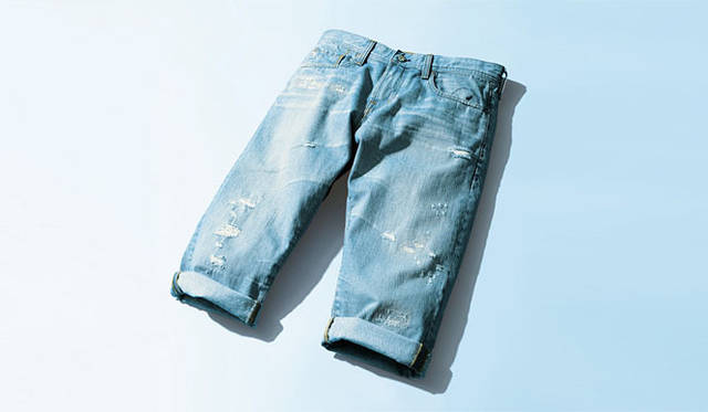 <strong>ESTNATION｜エストネーション</strong>　「AG-ed×ESTNATION」デニムショーツ3万5700円（AG-ed）サイズ展開は28～34。