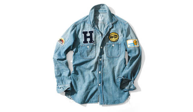 <strong>ESTNATION｜エストネーション</strong>　「HORN GARMENT」デニムシャツ3万3390円（ホーン ガーメント）