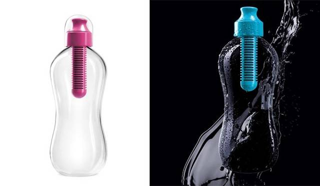 <strong>ASPLUND｜アスプルンド</strong>　 KARIM Rashidデザイン 浄水フィルター付きウォーターボトル「bobble」