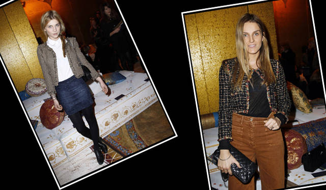 <strong>CHANEL｜シャネル</strong>　左からクレマンス・ポエジー、ガイア・レポシ　©CHANEL