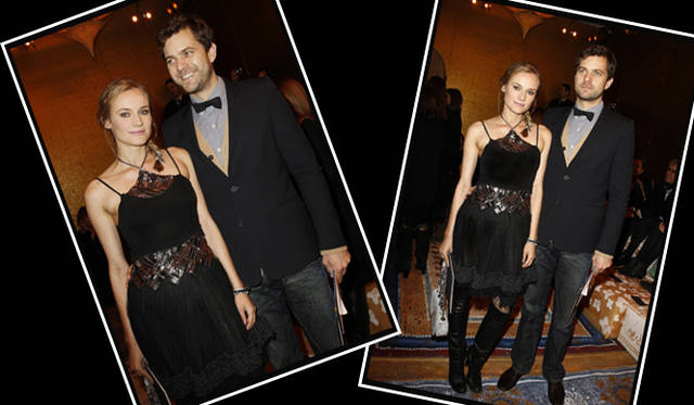 <strong>CHANEL｜シャネル</strong>　左からダイアン・クルーガー、ジョシュア・ジャクソン　©CHANEL