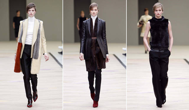 <strong>Céline｜セリーヌ</strong> 　2011-12年秋冬コレクションより。