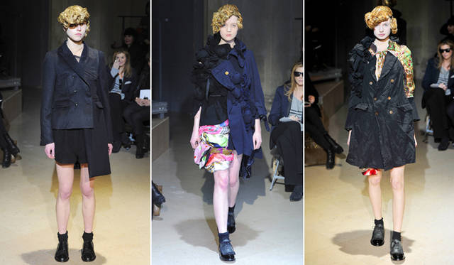 <strong>COMME des GARÇONS｜コム デ ギャルソン</strong>　2011-12年秋冬コレクションより。