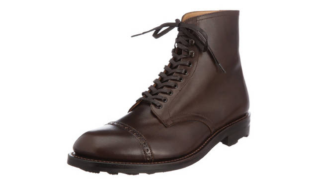<strong>HIROSHI TSUBOUCHI｜ヒロシ ツボウチ</strong>　レースアップブーツ（HTM-2021）4万8300円　タウンにウォーキングに最適なカントリータイプのレースアップブーツ。製法はグッドイヤーウエルトで、ソールはリッジウェイ。