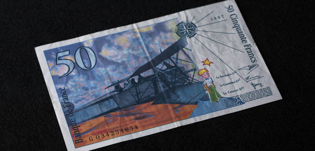 <strong>Breguet｜ブレゲ</strong>　「ブレゲXIV」は、軍用だけでなく民間機としても活躍。「星の王子様」の作者として知られるパイロット、サンテグジュペリも、郵便機として使用し、その愛機は、星の王子様のイラストとともに、旧50フランスフラン紙幣を彩っていた。 