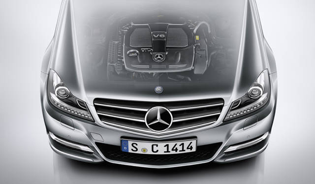 <strong>Mercedes-Benz C 350 Blue EFFICIENCY｜メルセデス・ベンツ C 350 ブルーエフィシェンシー</strong>　3.5リッターV型6気筒ブルーダイレクトエンジン