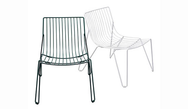 <strong>LIVING MOTIF｜リビング・モティーフ</strong>　イージーチェア「MASSPRODUCTIONS/マスプロダクションズ TIO」(スチール亜鉛メッキ ポリエステルパウダーコート)各6万900円