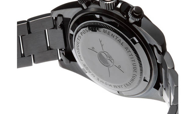 <strong>JAM HOME MADE×STUSSY</strong>｜ダイヤモンド スカル ウォッチ 3万3600円（カラー：ブラック／シルバー）