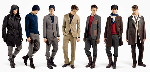 <strong>BALLY｜バリー</strong>　2011-12年秋冬コレクションより。素材にはボンデッド・レザー、スエード、ウール・ツイルやヘリンボーン、最高品質のカシミヤやメリノ・ニット、ブラッシュッド・コットンなど厳選素材がもちいられている。