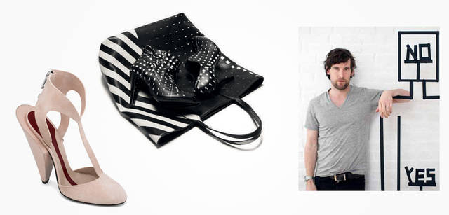 <strong>BALLY｜バリー</strong>　バリーを語るうえで、アートとの関わりを外すことはできない。左から、2010年に発表したセントラル・セント・マーチンズ学生とのコラボレーションによるシューズ、アートバーゼルで発表されたフィリップ・デクローザとのコラボレーションアイテム、2011年の「BALLY LOVE」でタッグを組みプロジェクトをともに進めるのはアーティストのオラフ・ブルーニング。