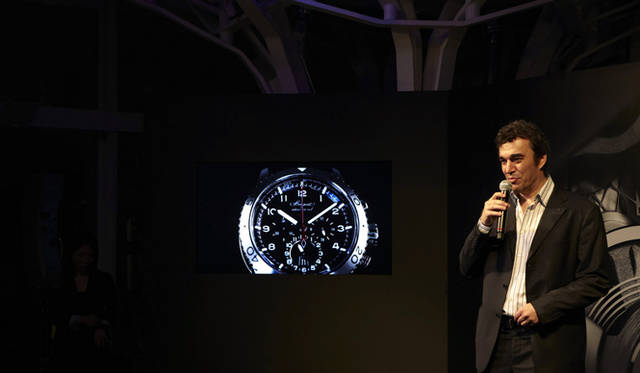 <strong>Breguet×OPENERS NIGHT｜ブレゲ×OPENERSナイト</strong>　　ブレゲを統括するスウォッチグループのクリストフ サビオ氏も登壇。