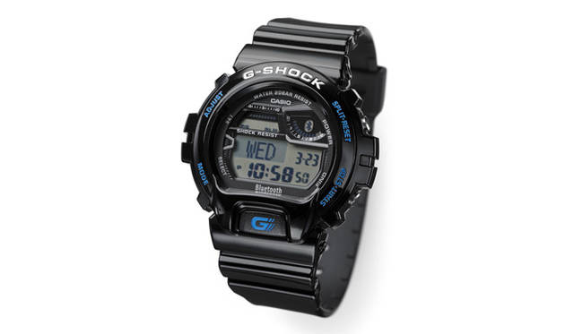 <strong>CASIO｜カシオ</strong>　現在のBluetooth無線通信規格より1/150の省電力で通信ができる次世代のBluetooth Low energy規格を採用。「G-SHOCK プロトタイプ」年内発売予定。価格未定。