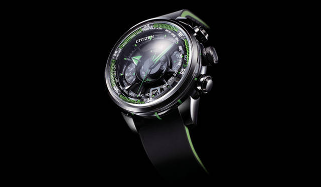 <strong>CITIZEN｜シチズン</strong>　世界中をカバーするGPS衛星の電波を受信して、受信から最長でも20秒程度でいまいる場所の正確な現在時刻を表示する“あたらしい電波腕時計”。「エコ・ドライブ サテライト ウエーブ」価格未定（予価30万円）、今秋発売予定。