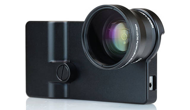 <strong>Turtleback｜タートルバック</strong>　カメラ型 iPhone 4専用ケース「Turtleback TurtleJacket for iPhone 4」　※別売の交換レンズを使用