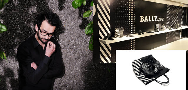 <strong>BALLY｜バリー</strong>　2010年、世界最大のアート見本市であるアートバーゼル、アートバーゼル・マイアミビーチとパートナーシップを結んだバリー。現代アーティストフィリップ・デクローザと組み、第一弾「BALLYLove」を発表した。