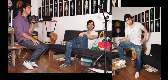 <strong>BALLY｜バリー</strong>　「BALLYLove」第2弾のコラボレーション・アーティストは、ニューヨークで活躍するオラフ・ブルーニング。ミグロス・ミュージアム（2007年）やホイットニー・ビエンナーレ（2008年）での大規模な展覧会など、国際的評価の高い大注目の新進アーティストだ。