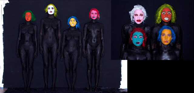 <strong>BALLY｜バリー</strong>　オラフ・ブルーニングの2010年の作品である「Marylin」より。この作品とバリーの広告ポスターとのイメージがつながり、今回のプロジェクト「BALLYLove」第2弾の着想が膨らんだ。左／©Nils Staerk　右／©Metro Pictures