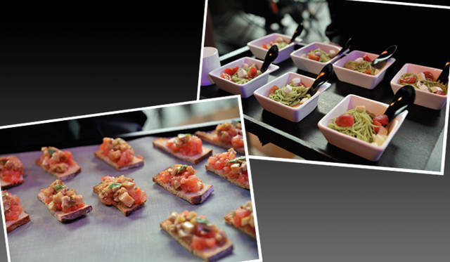 <strong>BVLGARI｜「ブルガリ・ブルガリ」パーティリポート</strong>　会場で振る舞われたケータリングも色とりどり。