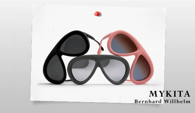 <strong>特集｜この夏のお薦めサングラスを一挙紹介！</strong>　<strong>MYKITA & Bernhard Willhelm｜マイキータ＆ベルンハルト･ヴィルヘルム</strong>　2003年以降、ベルリンを拠点に4人から構成されたデザインチームによって、ハイエンドなマーケットに合わせたアイウェアを提案してきたMYKITA（マイキータ）。レディ・ガガが着用したことが大きな話題となり、幅広い層からの支持を集めることに。そんなブランドが現在おこなっている、ドイツ人ファッションデザイナー Bernhard Willhelm（ベルンハルト･ヴィルヘルム）とのコラボレーションシリーズに注目！　“型破りな発想”“従来にないあらたな道の開拓”“限界への挑戦”。この3つの要素をテーマに作りだされるアイテムとは？　<br />各5万2500円 （マイキータ ショップ トーキョー　Tel. 03-6427-5232）