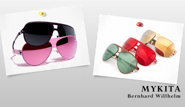 <strong>特集｜この夏のお薦めサングラスを一挙紹介！</strong>　<strong>MYKITA & Bernhard Willhelm｜マイキータ＆ベルンハルト･ヴィルヘルム</strong>　各4万4100円　（マイキータ ショップ トーキョー　Tel. 03-6427-5232）