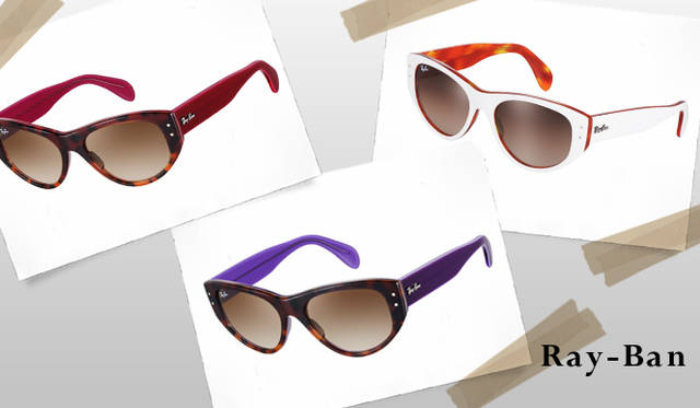 <strong>特集｜この夏のお薦めサングラスを一挙紹介！</strong>　<strong>Ray-Ban｜レイバン</strong> 「VAGABOND」 各2万5200円 （レイバン／ミラリ ジャパン　Tel. 03-5428-1030）