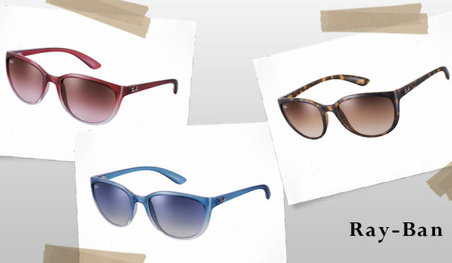 <strong>特集｜この夏のお薦めサングラスを一挙紹介！</strong>　<strong>Ray-Ban｜レイバン</strong> 各1万6800円 （レイバン／ミラリ ジャパン　Tel. 03-5428-1030）