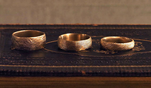 <strong>JR大阪伊勢丹三越</strong>　4人の男性ジュエリーデザイナーによるブライダル企画展「Monsieur」　「geodesique」の作品