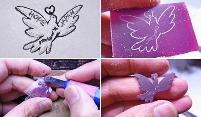 　日本復興を願うラッキーチャーム“Jay’s HOPE”