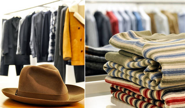 　MARGARET HOWELL MENS AUTUMN WINTER 2011 at MARGARET HOWELL PARIS SHOP　左は、今季のコレクションのキーアイテム「CHRISTY’S HAT（クリスティーズ）」のハット。