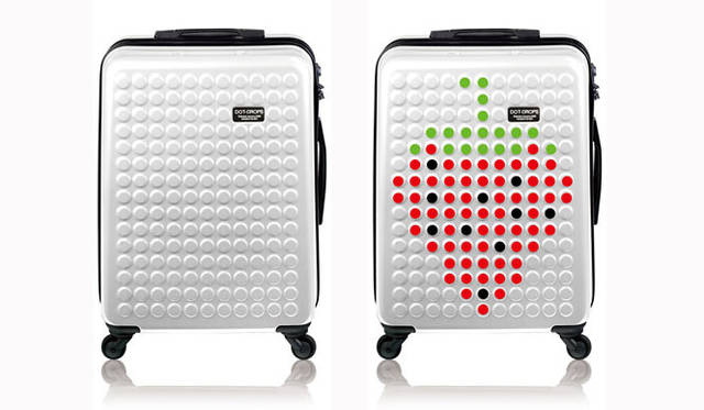 <strong>DOTDROPS｜ドットドロップス</strong>　自分好みにカスタマイズできる新発想スーツケース「DOTDROPS」