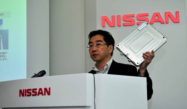 <strong>日産｜NISSAN EV用充電システムの実証実験</strong>　フォーアールエナジー 坂上尚社長