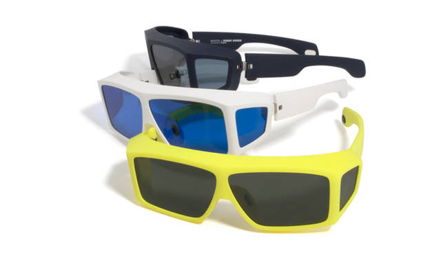 <strong>MYKITA｜マイキータ</strong>　Gordon Neon Yellow, Black and White　ロメイン・クレメーアとのコラボレーション GORDON 5万5650円 