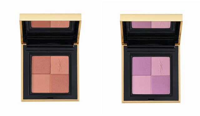 <strong>YVES SAINT LAURENT｜イヴ・サンローラン</strong>　 AUTUMN WINTER LOOK 2011/2012　＜チーク＞ブラッシュラディアンス　左／No.1（新色）、右／No.3（数量限定色）