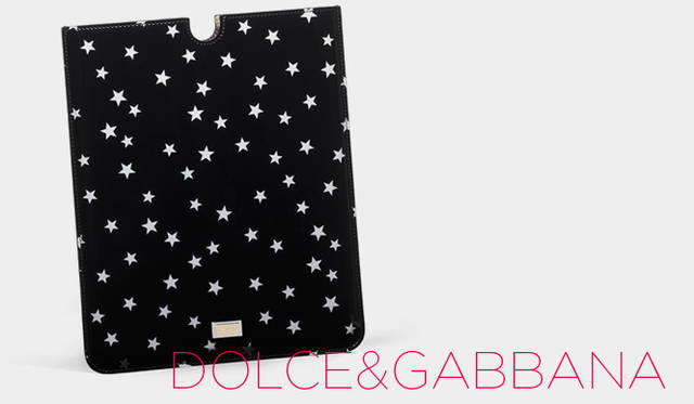 <strong>特集｜ファッションブランドから届いたiPad、タブレットケースを 一挙紹介 ！</strong><br />DOLCE&GABBANA｜ドルチェ＆ガッバーナ　2万7300円（iPad専用） （ドルチェ＆ガッバーナ ジャパン　Tel. 03-6419-2220）