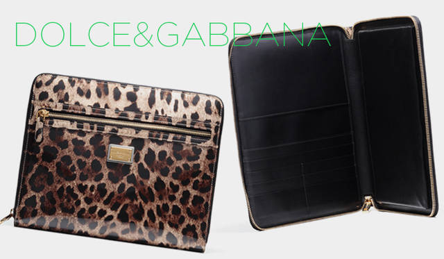 <strong>特集｜ファッションブランドから届いたiPad、タブレットケースを 一挙紹介 ！</strong><br />DOLCE&GABBANA｜ドルチェ＆ガッバーナ　7万350円（iPad専用） （ドルチェ＆ガッバーナ ジャパン　Tel. 03-6419-2220）