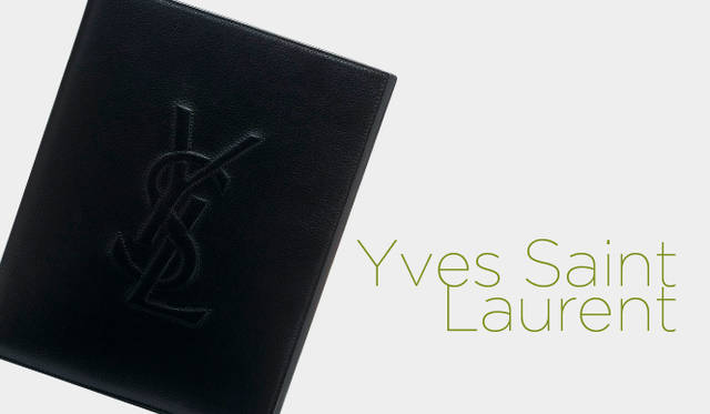 <strong>特集｜ファッションブランドから届いたiPad、タブレットケースを 一挙紹介 ！</strong><br />Yves Saint Laurent｜イヴ・サンローラン　8万5050円（iPad専用） （イヴ・サンローラン　Tel. 0570-016655）